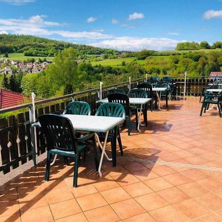 Café Pension Sonnenkanzel Staatsbad Brückenau Extérieur photo
