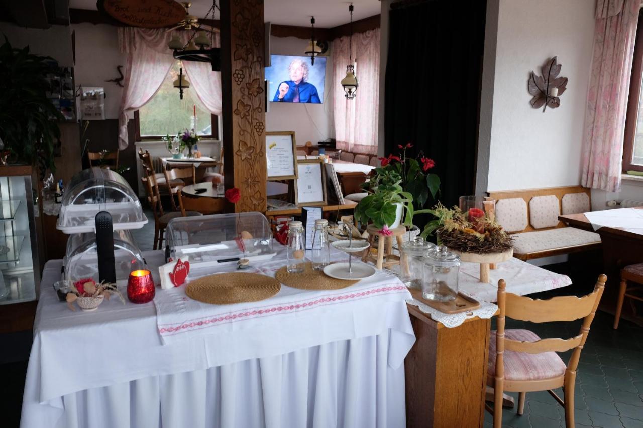 Café Pension Sonnenkanzel Staatsbad Brückenau Extérieur photo