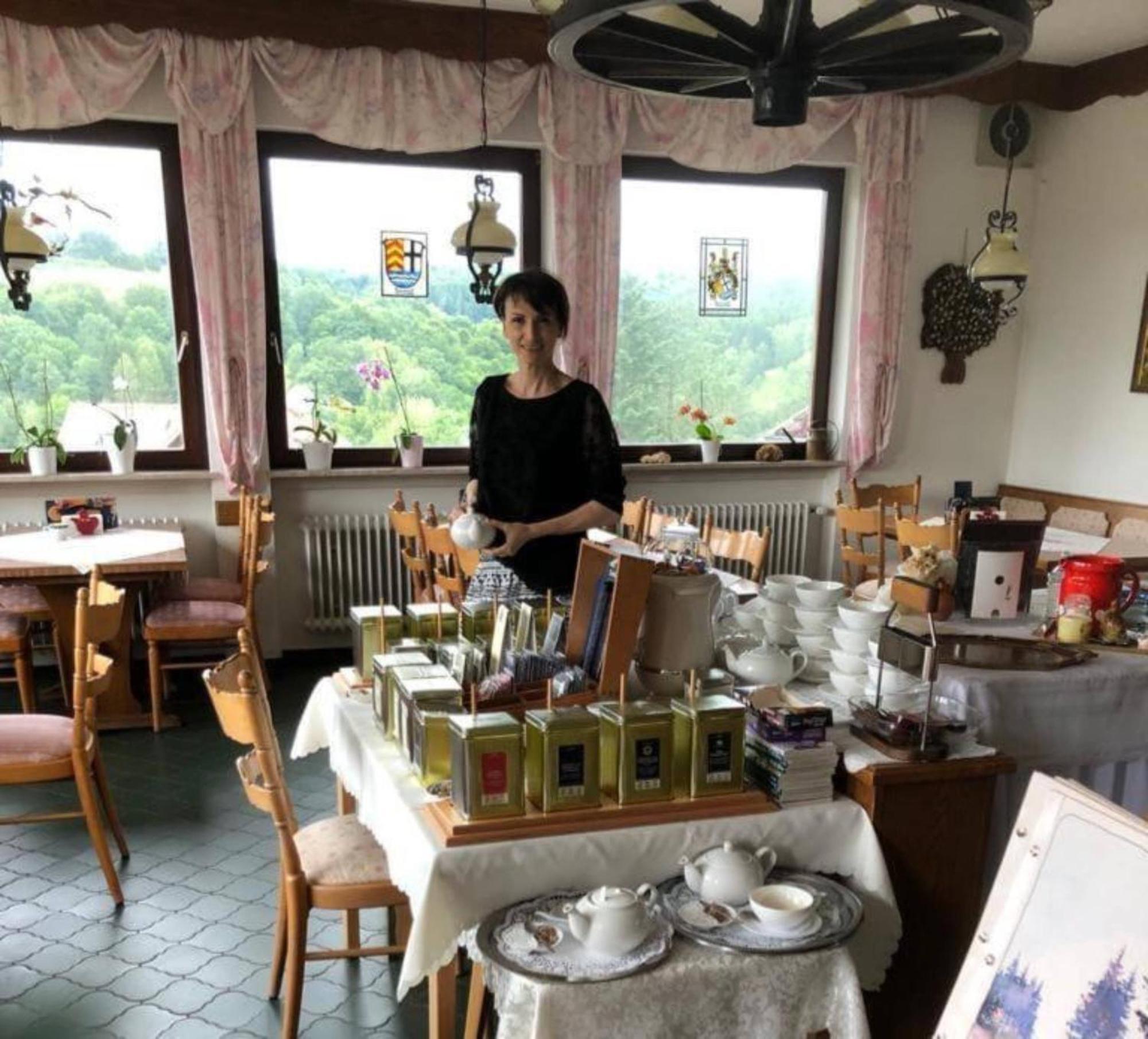Café Pension Sonnenkanzel Staatsbad Brückenau Extérieur photo