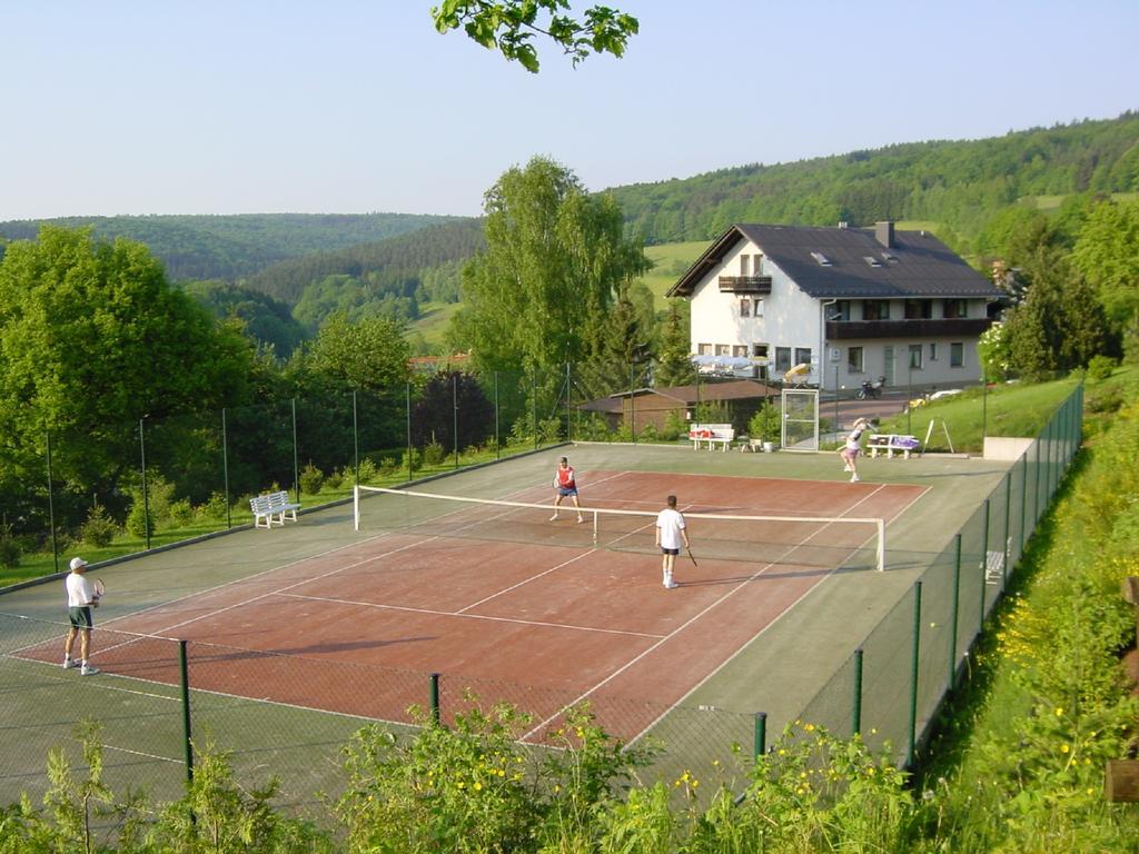 Café Pension Sonnenkanzel Staatsbad Brückenau Extérieur photo